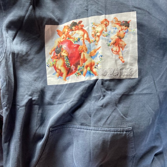 Boys lie denim hoodie never used - Picture 2 of 3